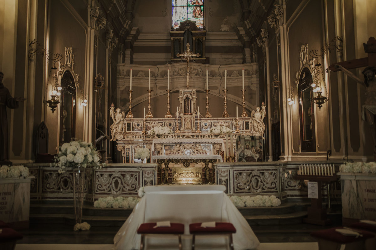 Eglise italienne cérémonie catholique