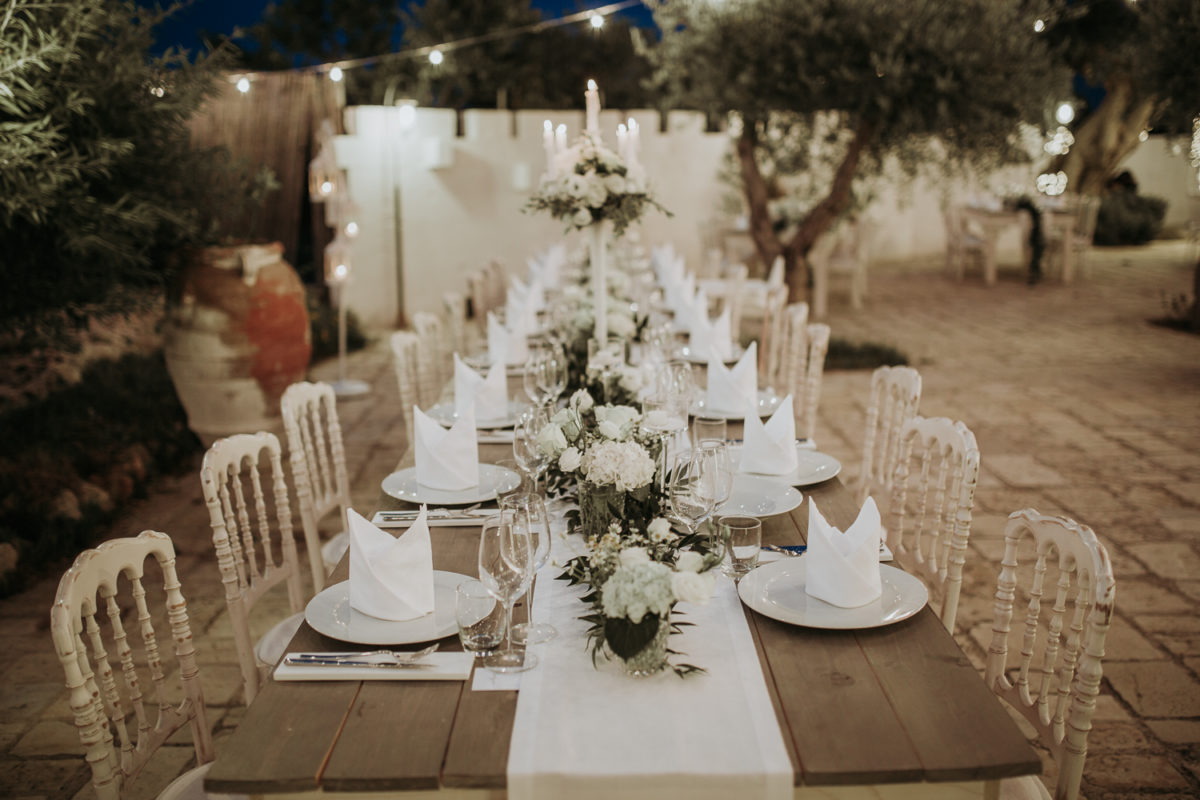 Décoration table mariage noces italiennes