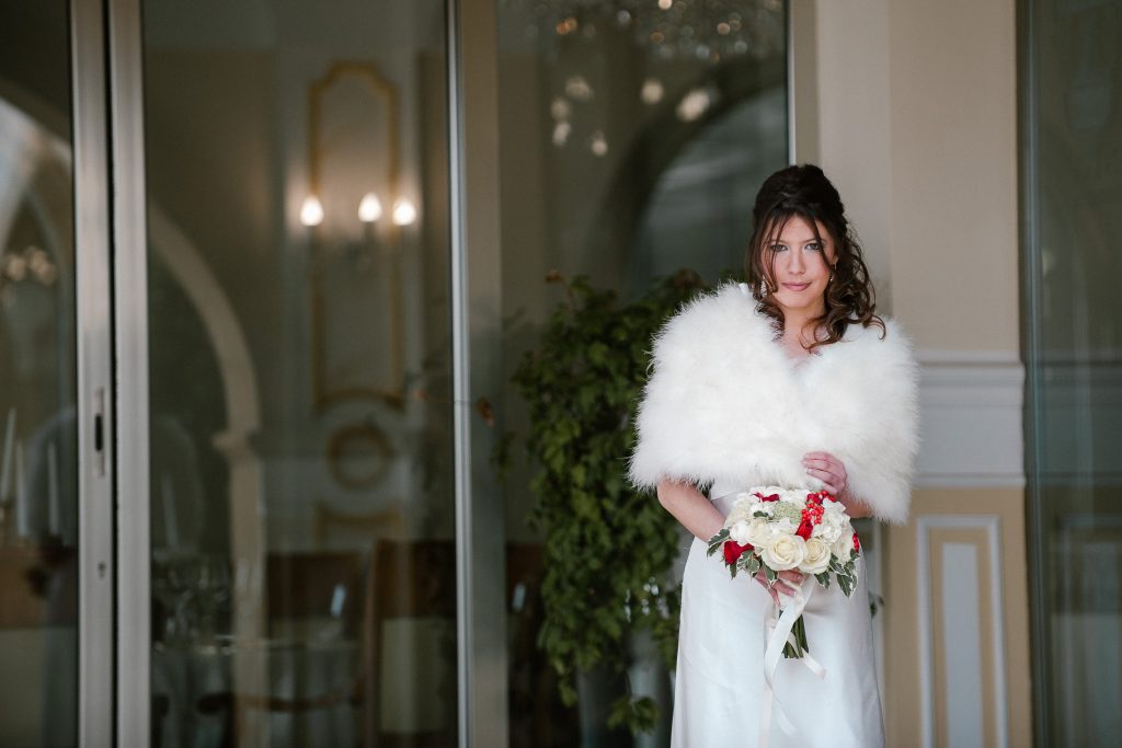 Robe de mariée hiver