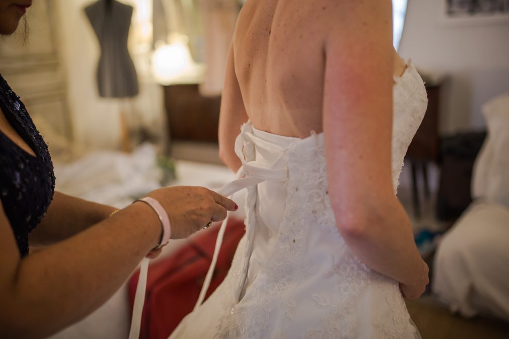 Robe de mariée bustier