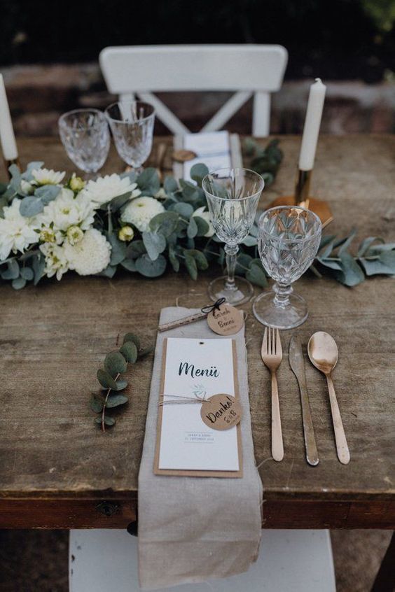 Table mariage rustique 4