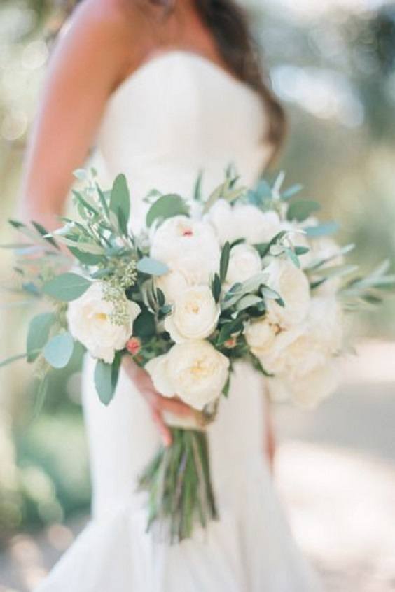 bouquet de mariage blanc