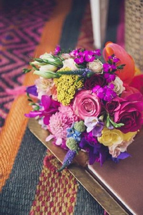 bouquet mariage oriental