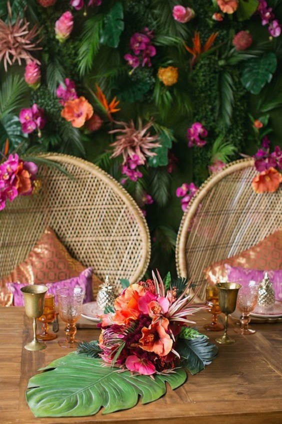 déco mariage exotique