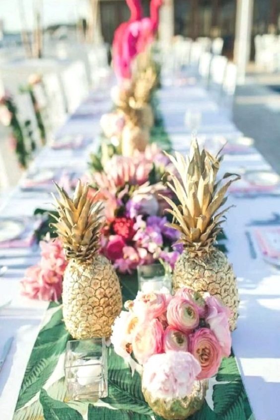 déco table mariage exotique
