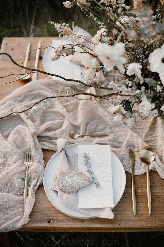 fleurs déco mariage rustique