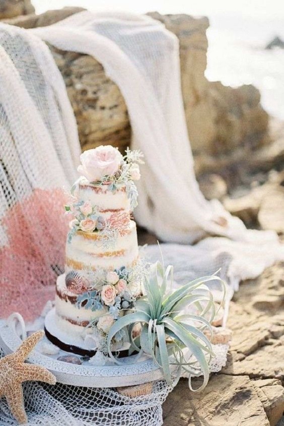 gateau mariage bords de mer