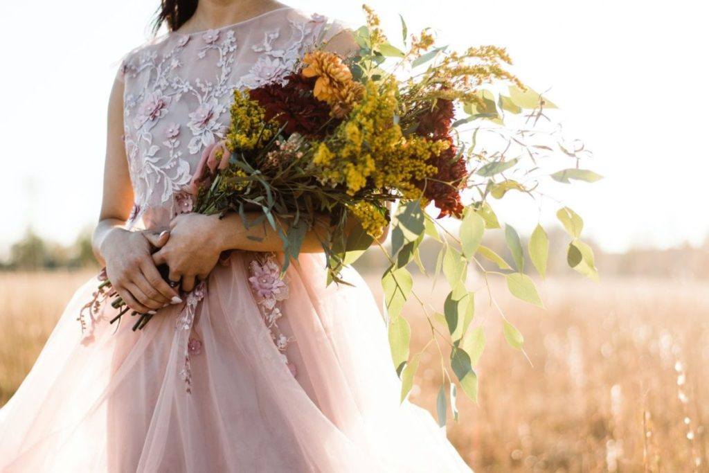 Robe de mariée champêtre
