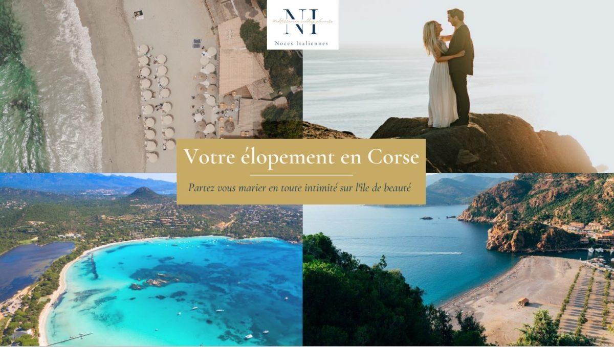 elopement en Corse