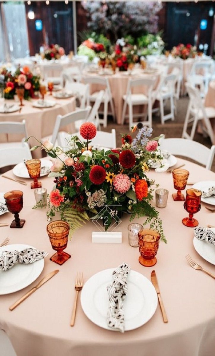décoration table de mariage
