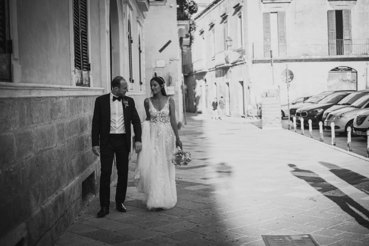 Photo mariage noir et blanc