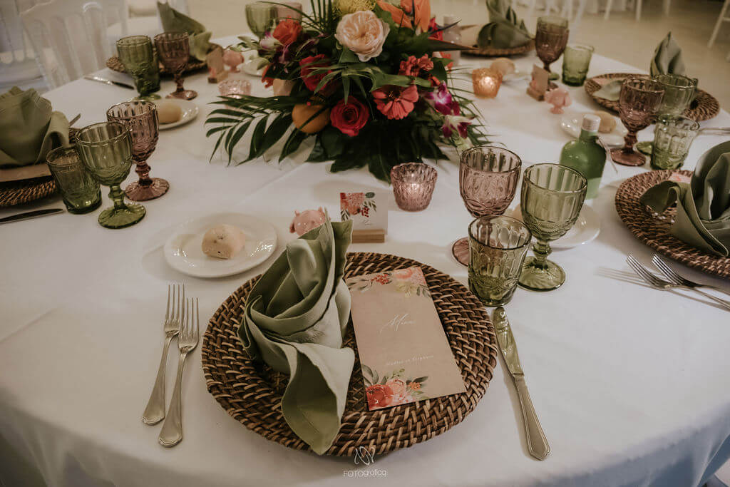 décoration table de mariage