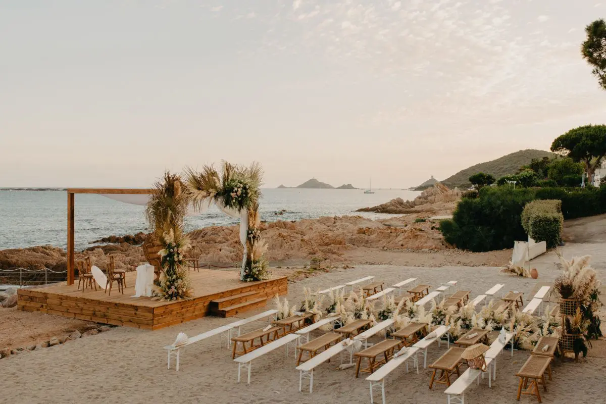 Cérémonie sur la plage
